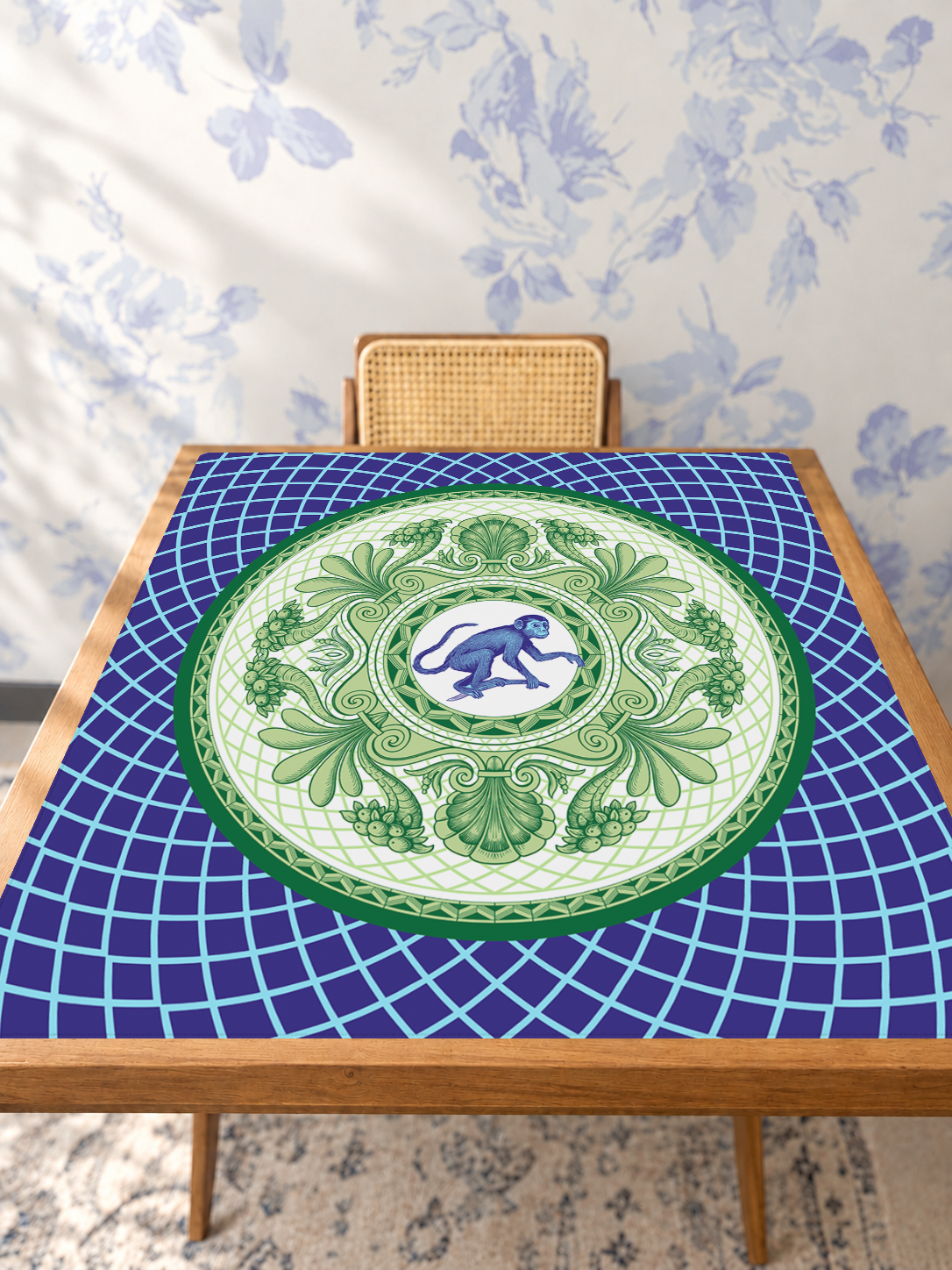 Azulito mahjong mat — Studio Table Angle