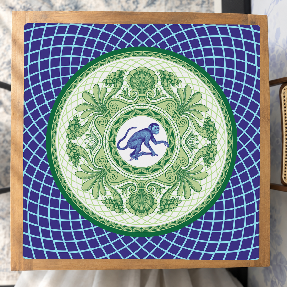 Azulito mahjong mat — Studio Overhead