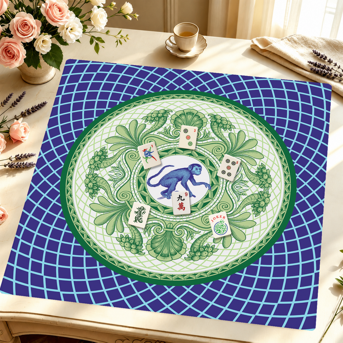 Azulito mahjong mat — Styled Tile Table