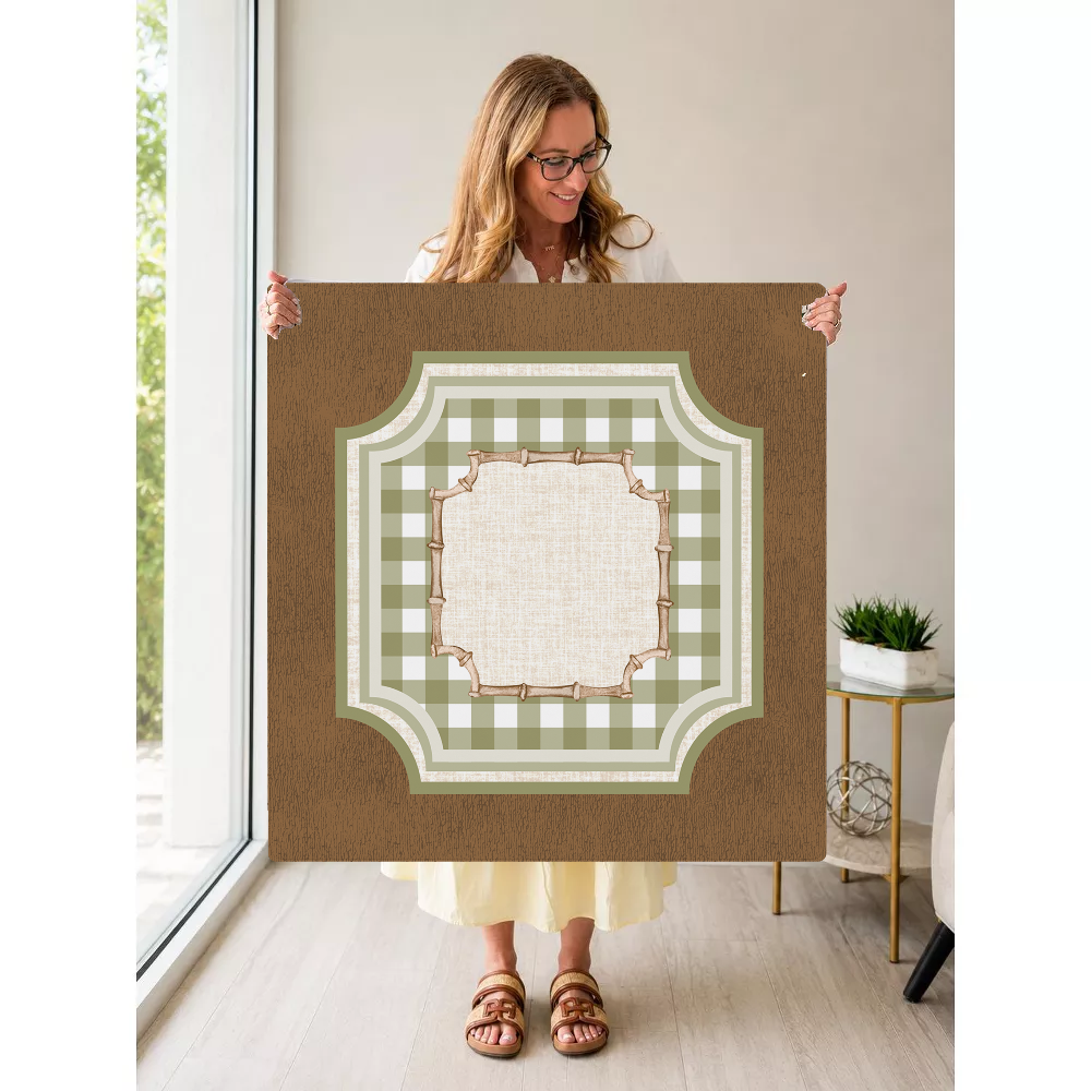 Bamboo Society mahjong mat — Held Mat Portrait