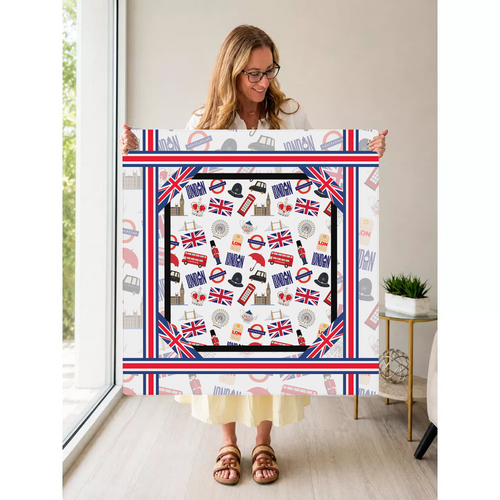 Big Ben's Backyard mahjong mat — Held Mat Portrait