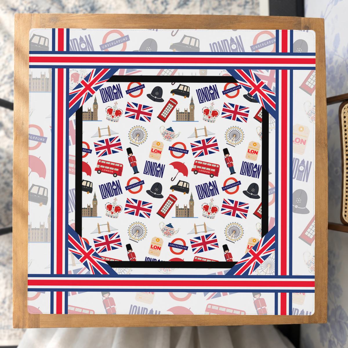 Big Ben's Backyard mahjong mat — Studio Overhead
