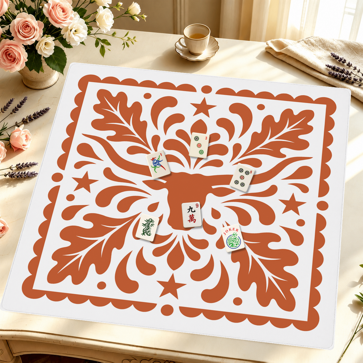 Big Energy mahjong mat — Styled Tile Table