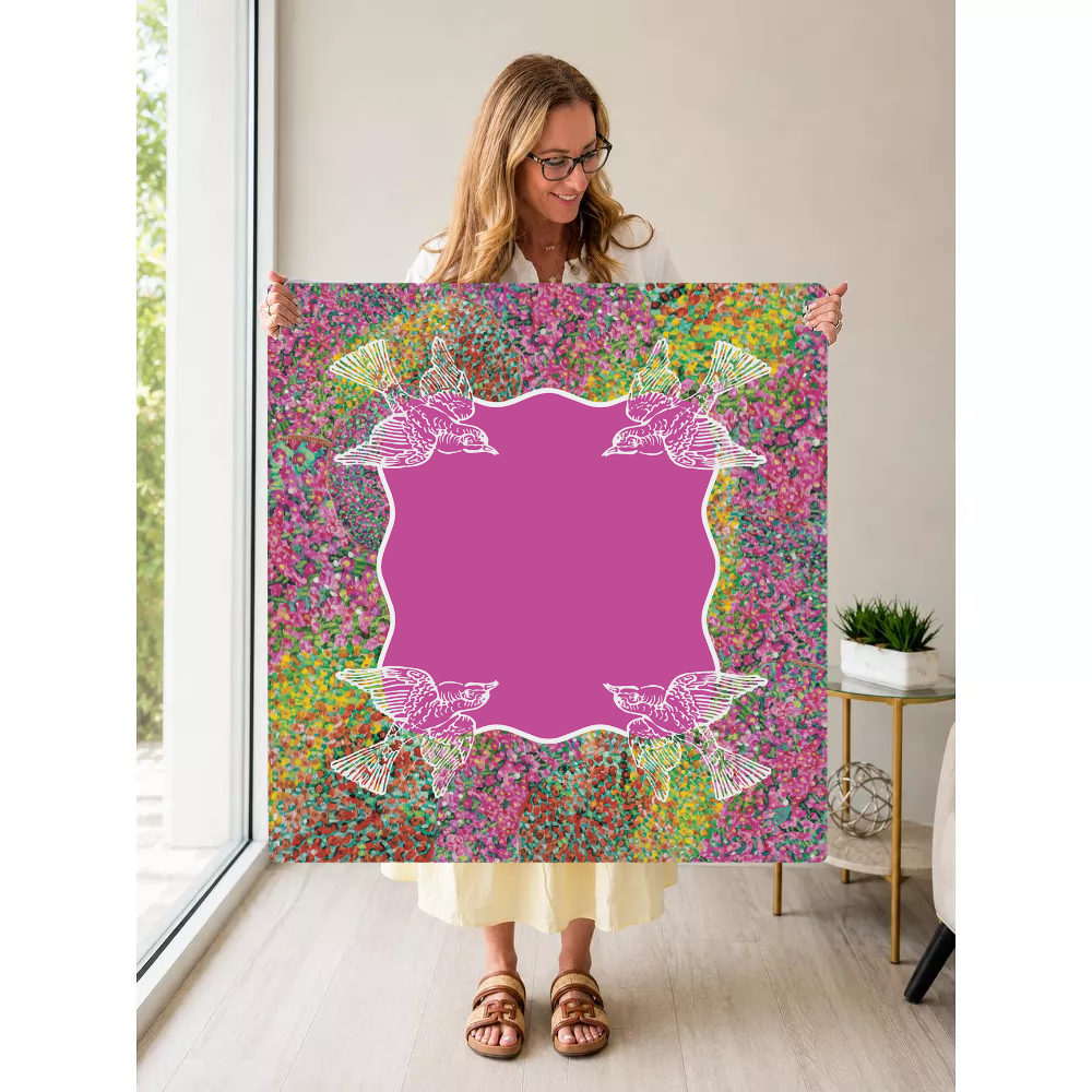 Birds In Flight mahjong mat — Held Mat Portrait