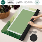 Blank Canvas  | Green Square mahjong mat — Rolled Mat Feature Image