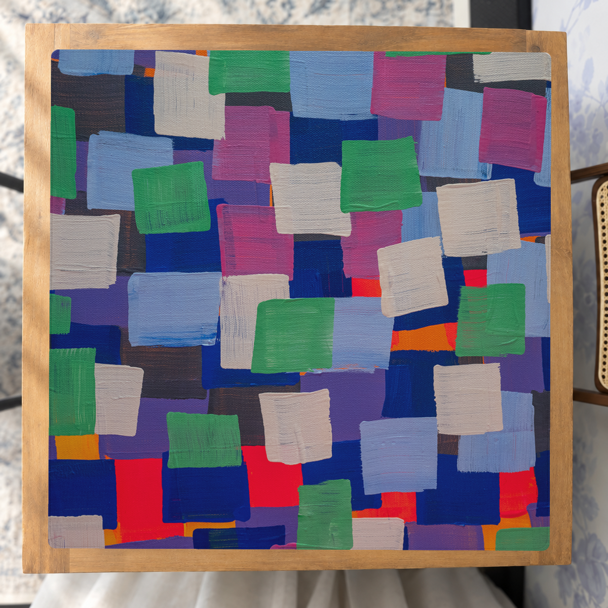 Block Party Brilliance mahjong mat — Studio Overhead