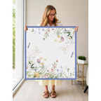 Bloom Service | Blue mahjong mat — Held Mat Portrait