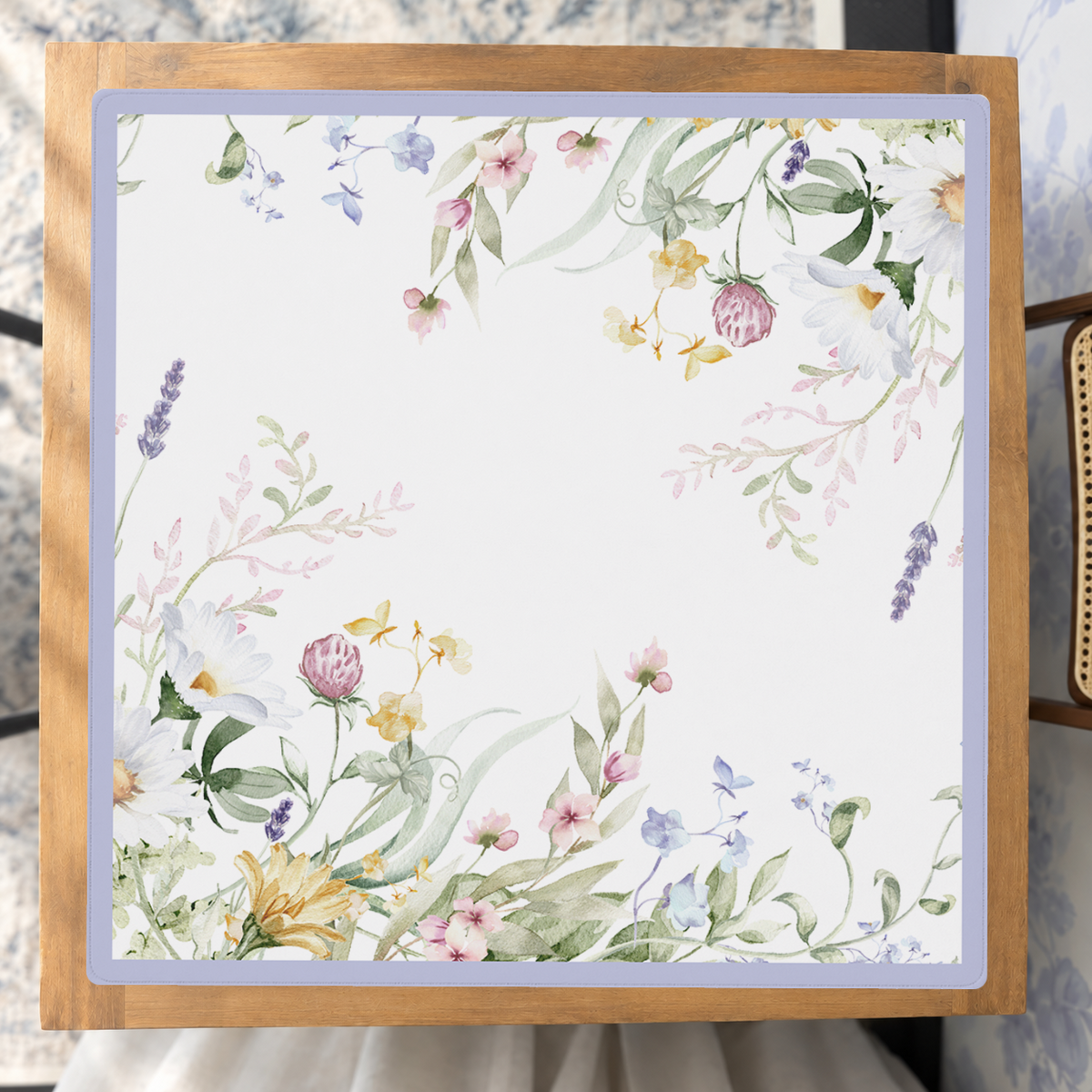 Bloom Service | Purple mahjong mat — Studio Overhead