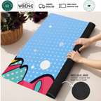 Bold Move Blue mahjong mat — Rolled Mat Feature Image