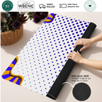 Borderline Chic Blue mahjong mat — Rolled Mat Feature Image