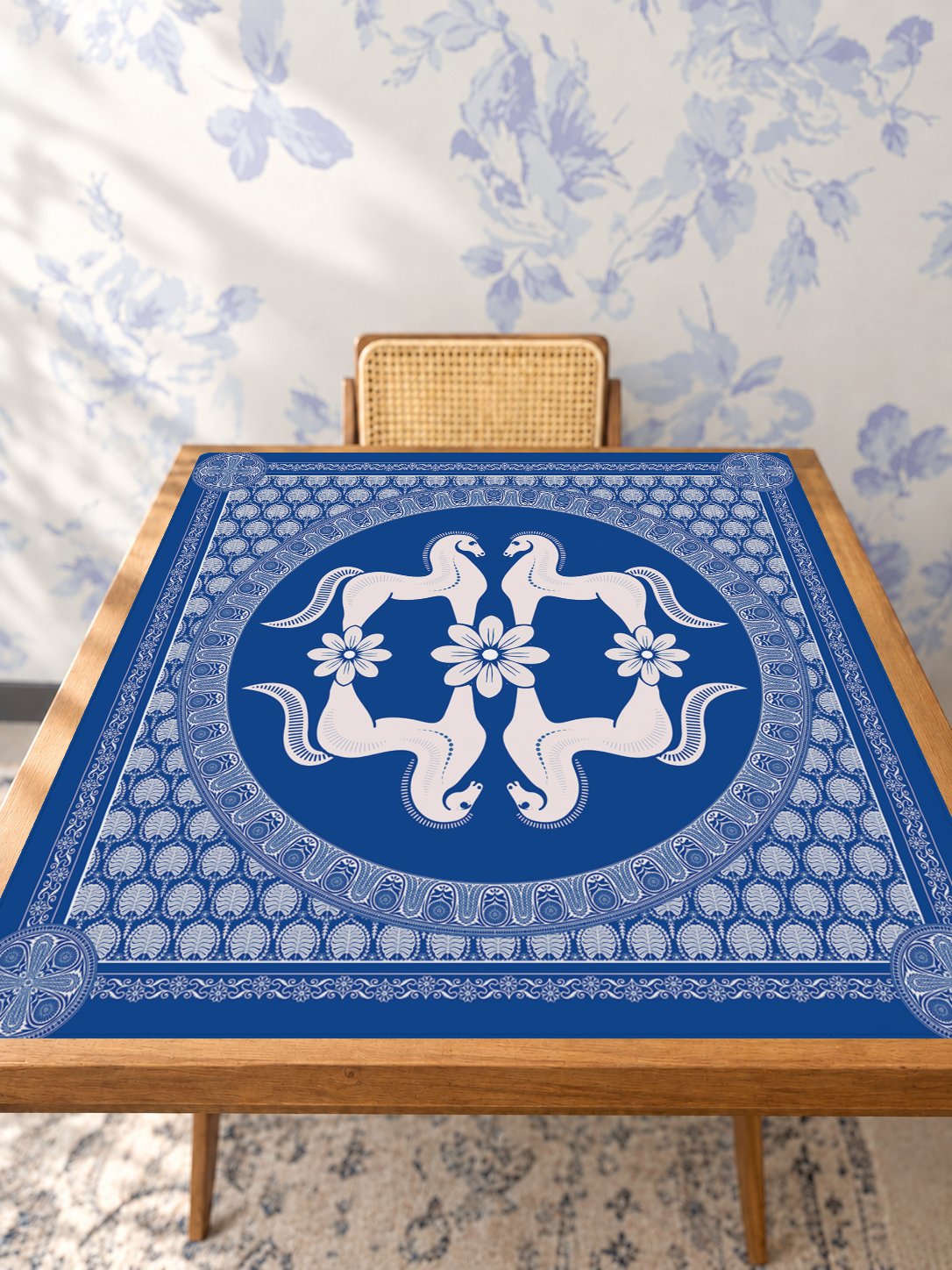 Brío Real mahjong mat — Studio Table Angle
