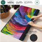 Brush Hour Green Border mahjong mat — Rolled Mat Feature Image