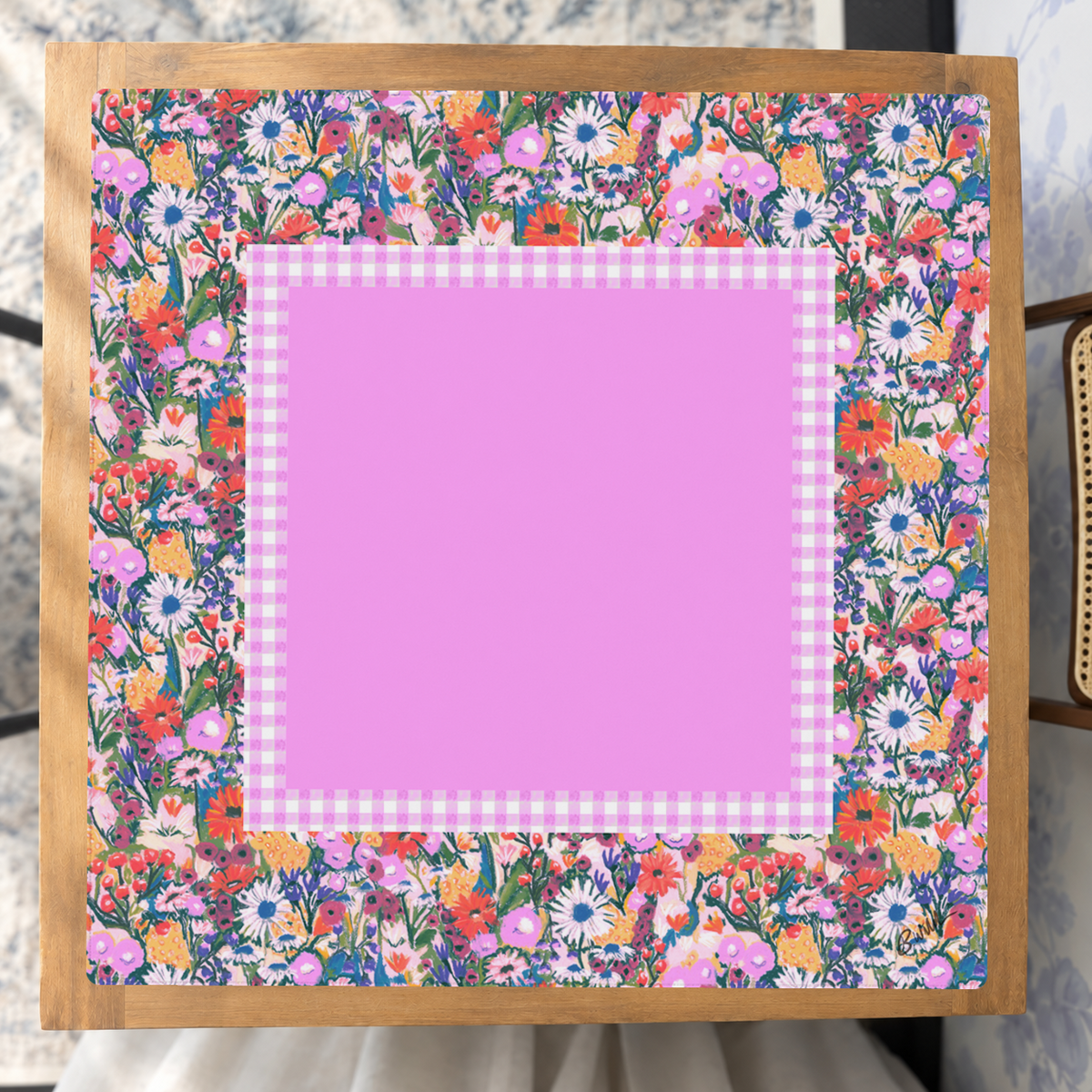 Bubble Gum Daphne mahjong mat — Studio Overhead
