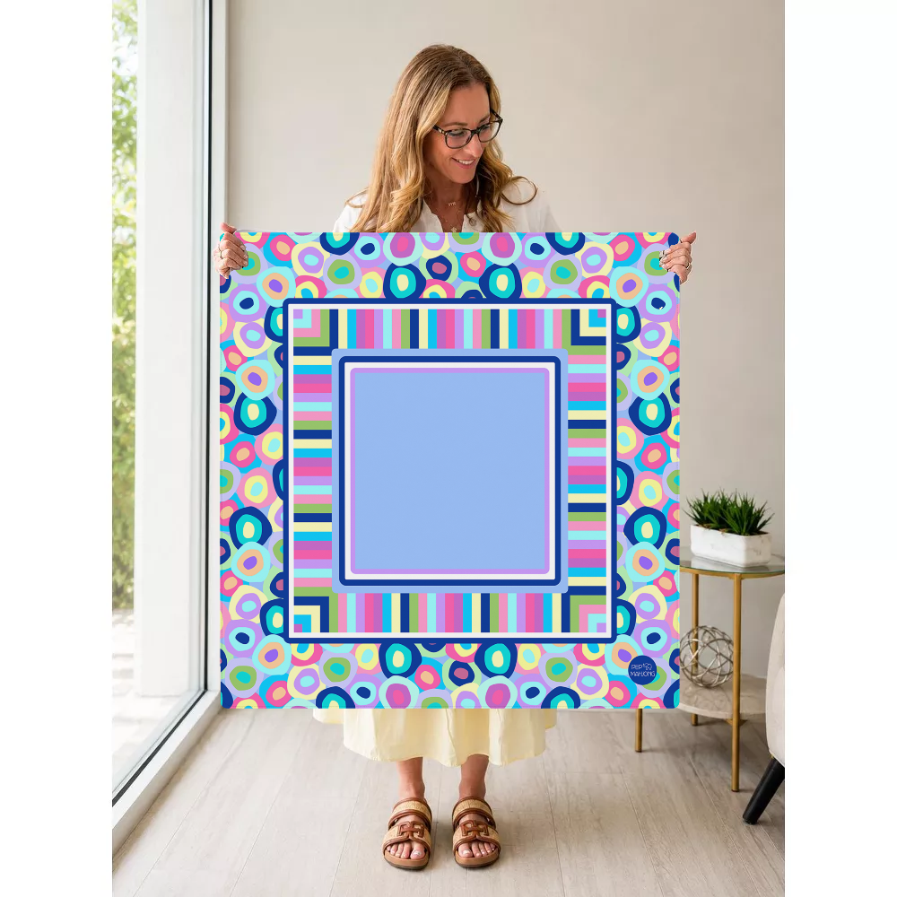 Bubble Pop Electric mahjong mat — Held Mat Portrait