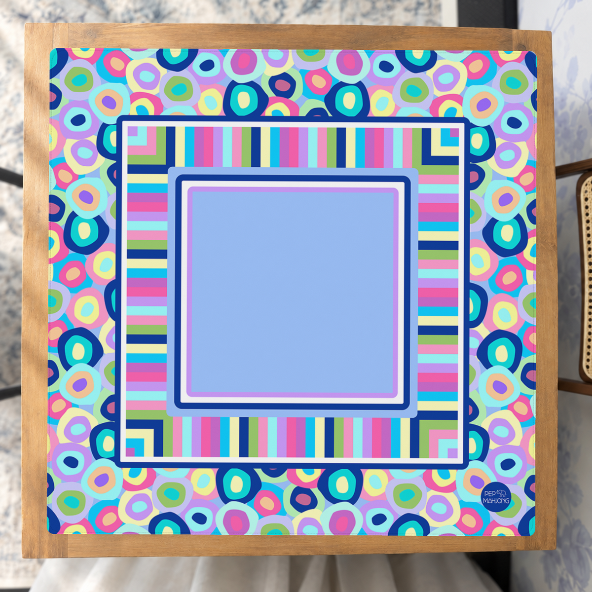 Bubble Pop Electric mahjong mat — Studio Overhead