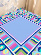Bubble Pop Electric mahjong mat — Sunlit Close-up