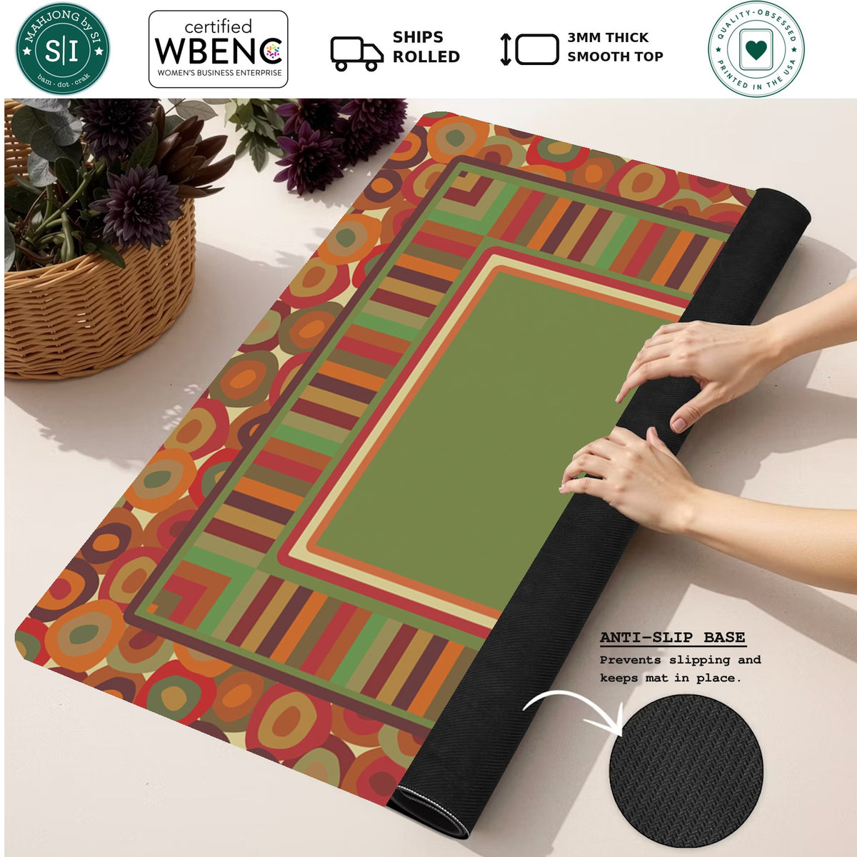 Bubble Pop Spice — Rolled Mat Feature Image [rolled-feature-square]