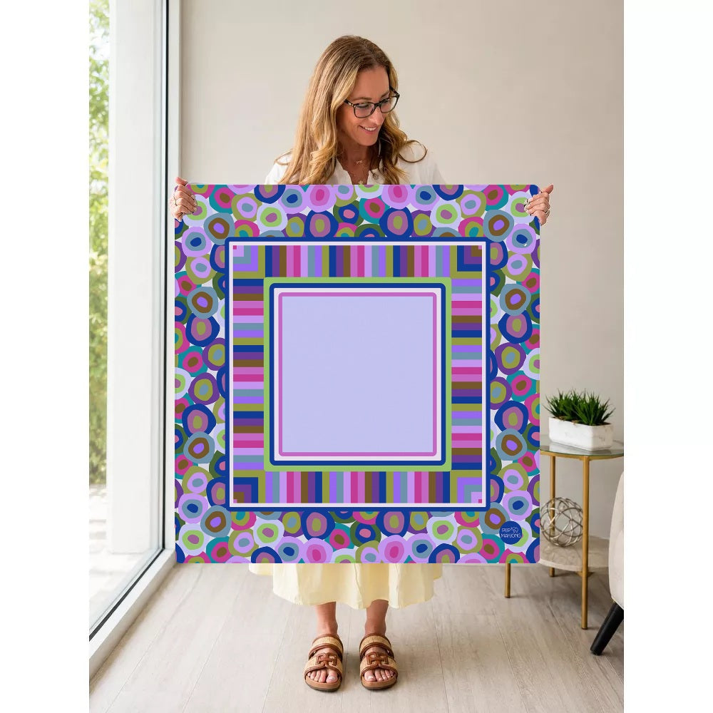 Bubble Pop Twilight — Held Mat Portrait [held-mat-portrait-square]