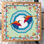 Bullseye in Bloom mahjong mat — Studio Overhead