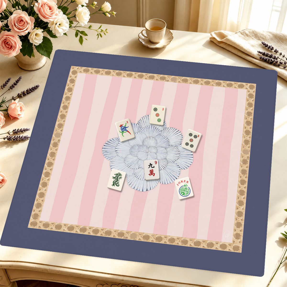Cabana mahjong mat — Styled Tile Table