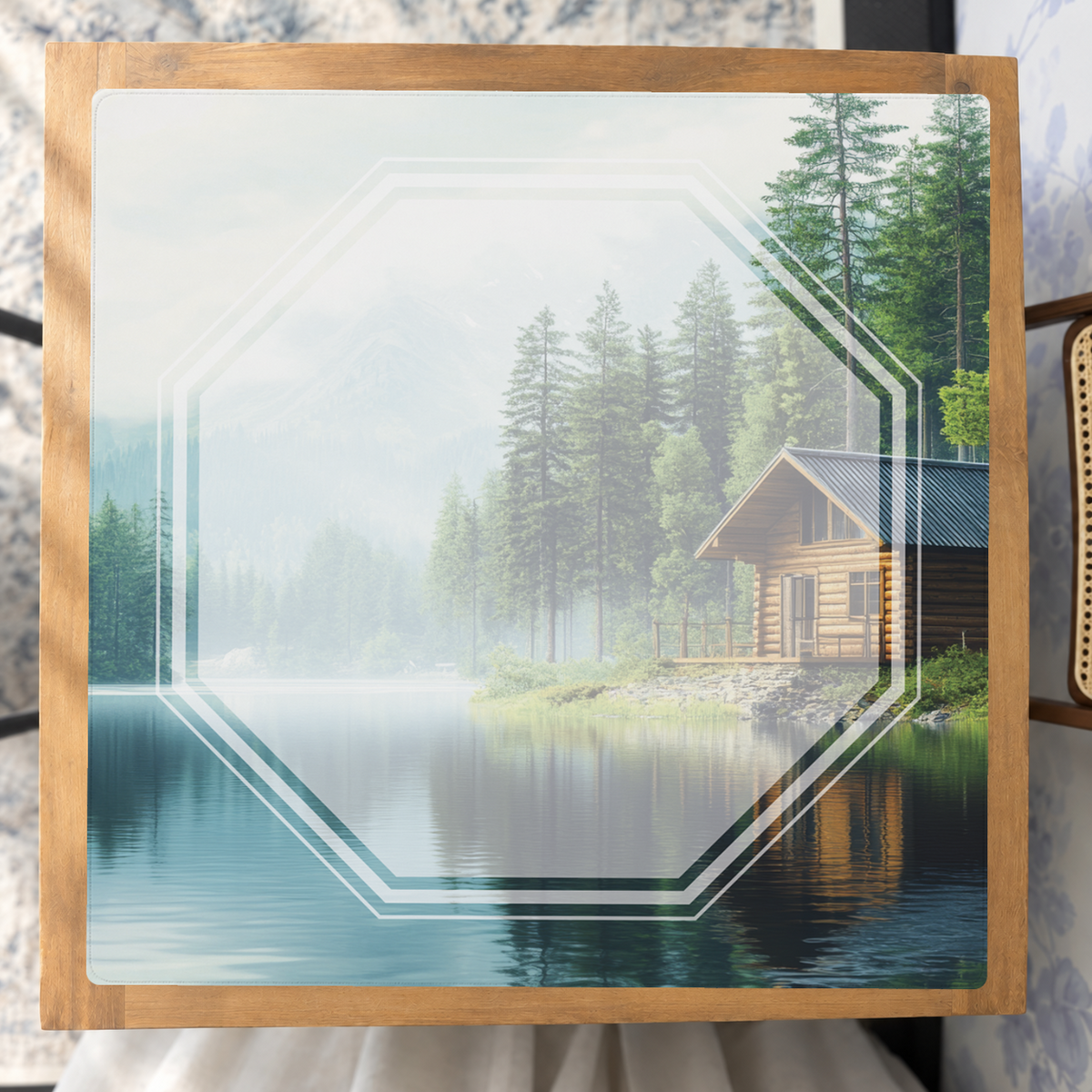 Cabin Daydreams mahjong mat — Studio Overhead