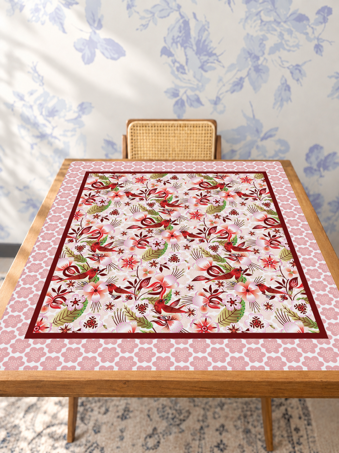 Canto Rubí mahjong mat — Studio Table Angle