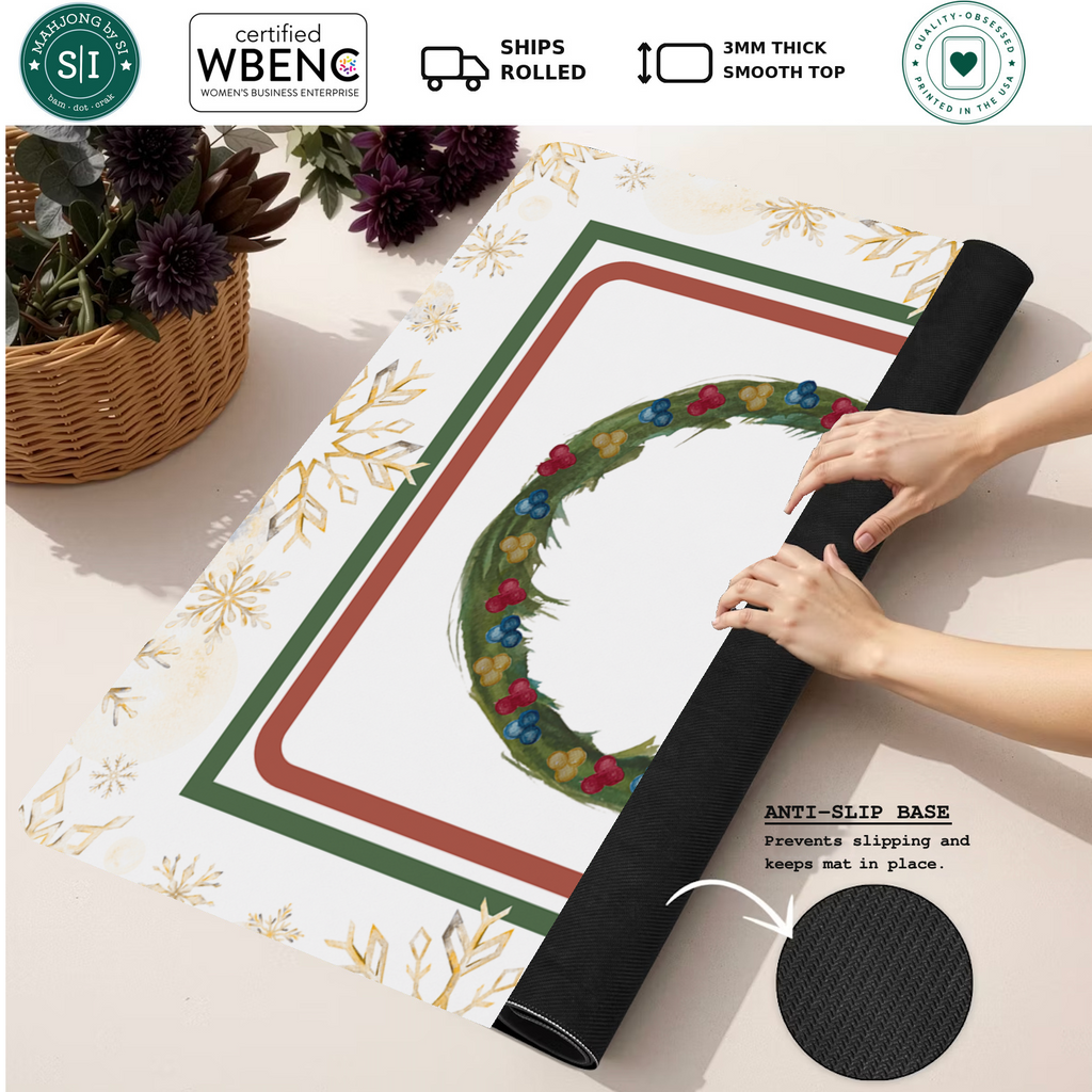 Cardinal Sin of Style mahjong mat — Rolled Mat Feature Image