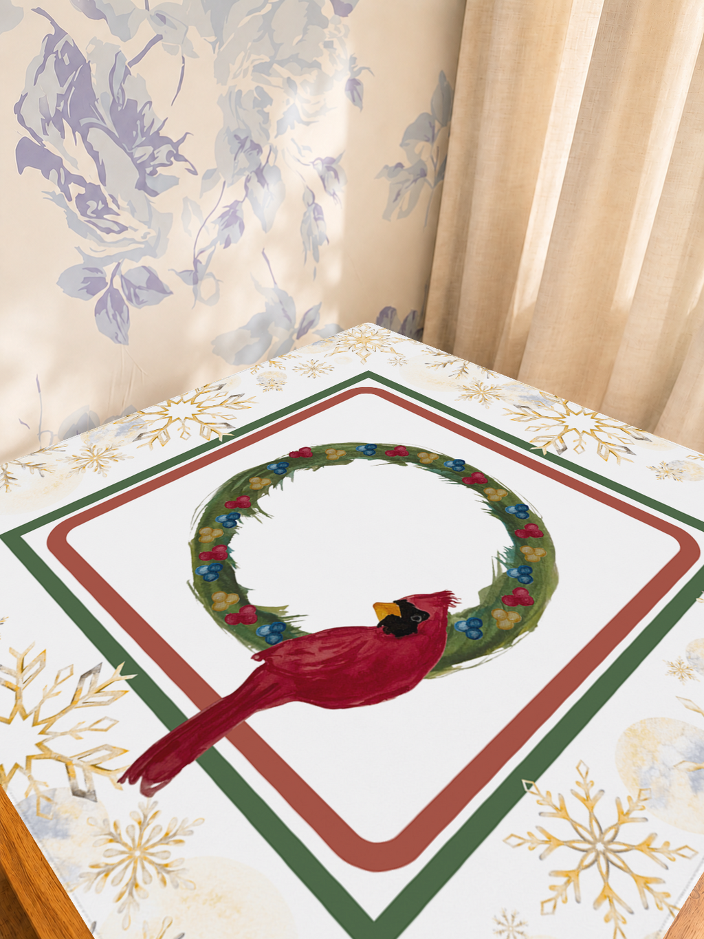 Cardinal Sin of Style mahjong mat — Sunlit Detail