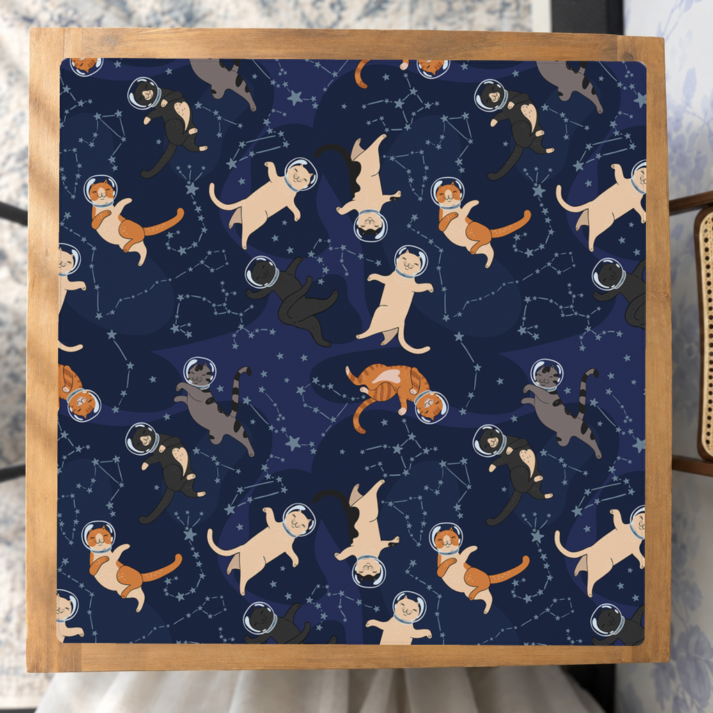 Catsellation Nation mahjong mat — Studio Overhead
