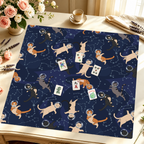 Catsellation Nation mahjong mat — Styled Tile Table
