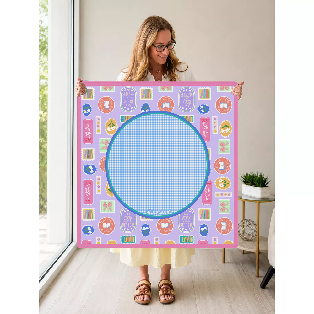 Check It Out mahjong mat — Held Mat Portrait