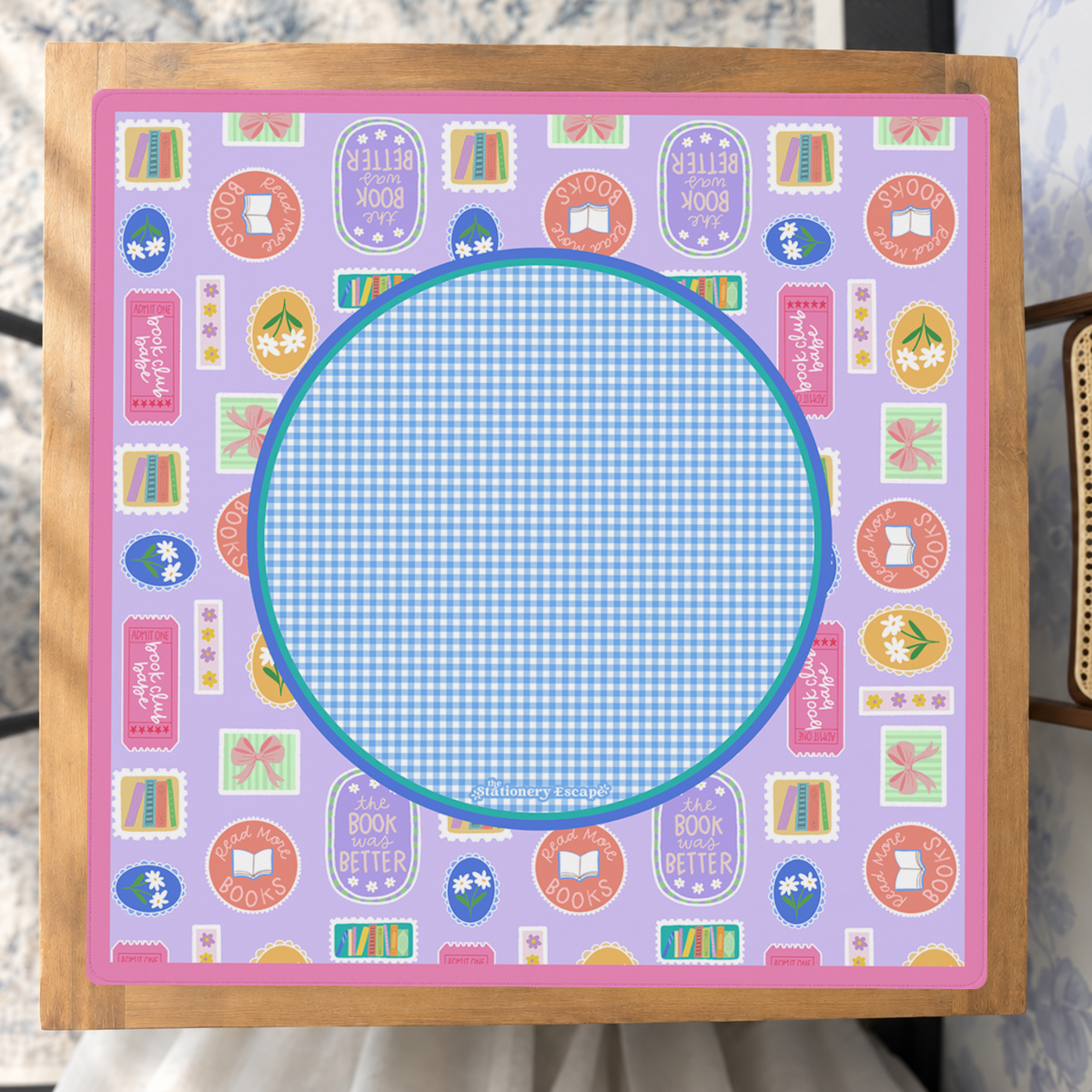 Check It Out mahjong mat — Studio Overhead