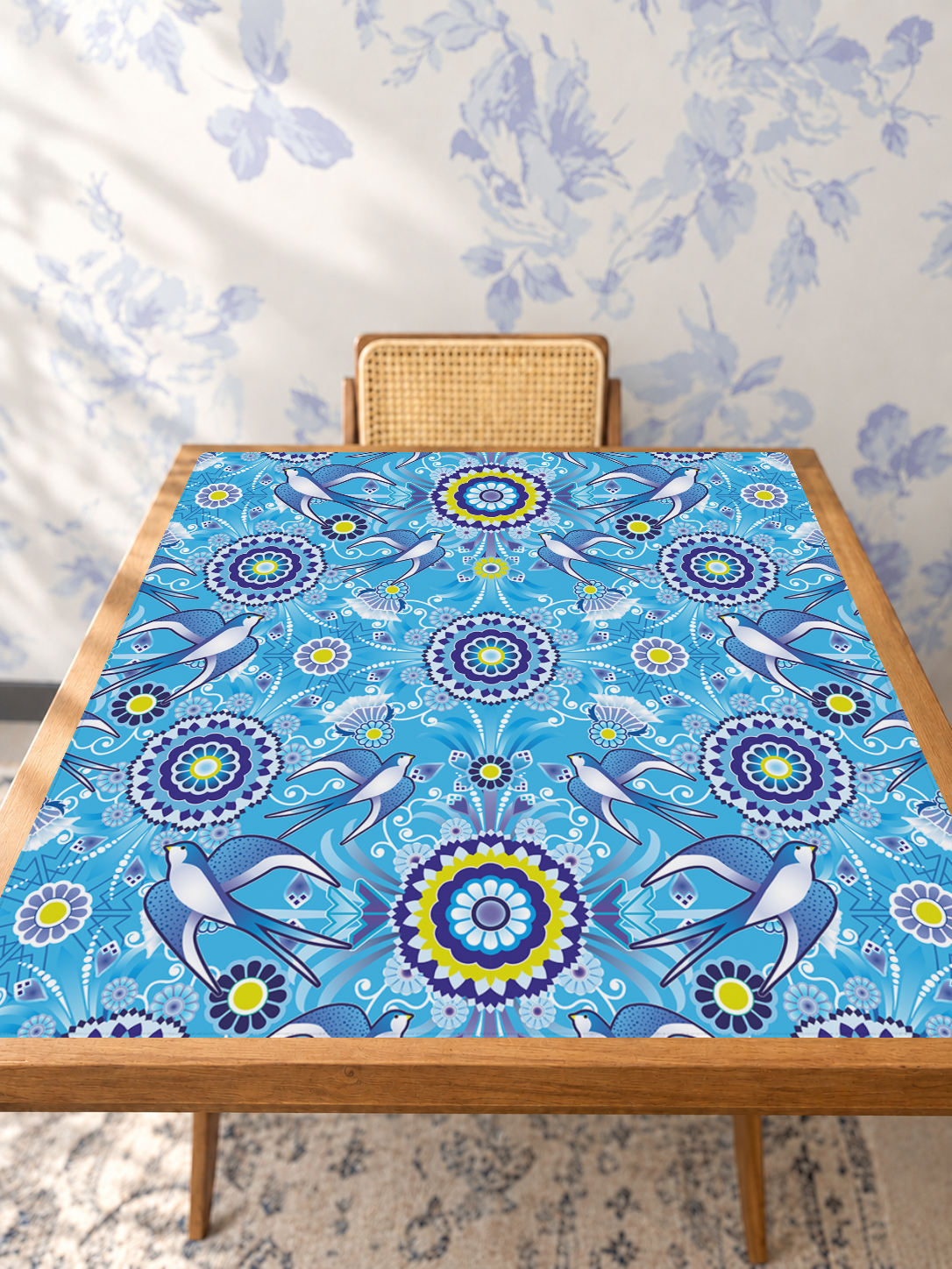 Cielo Vivo mahjong mat — Studio Table Angle