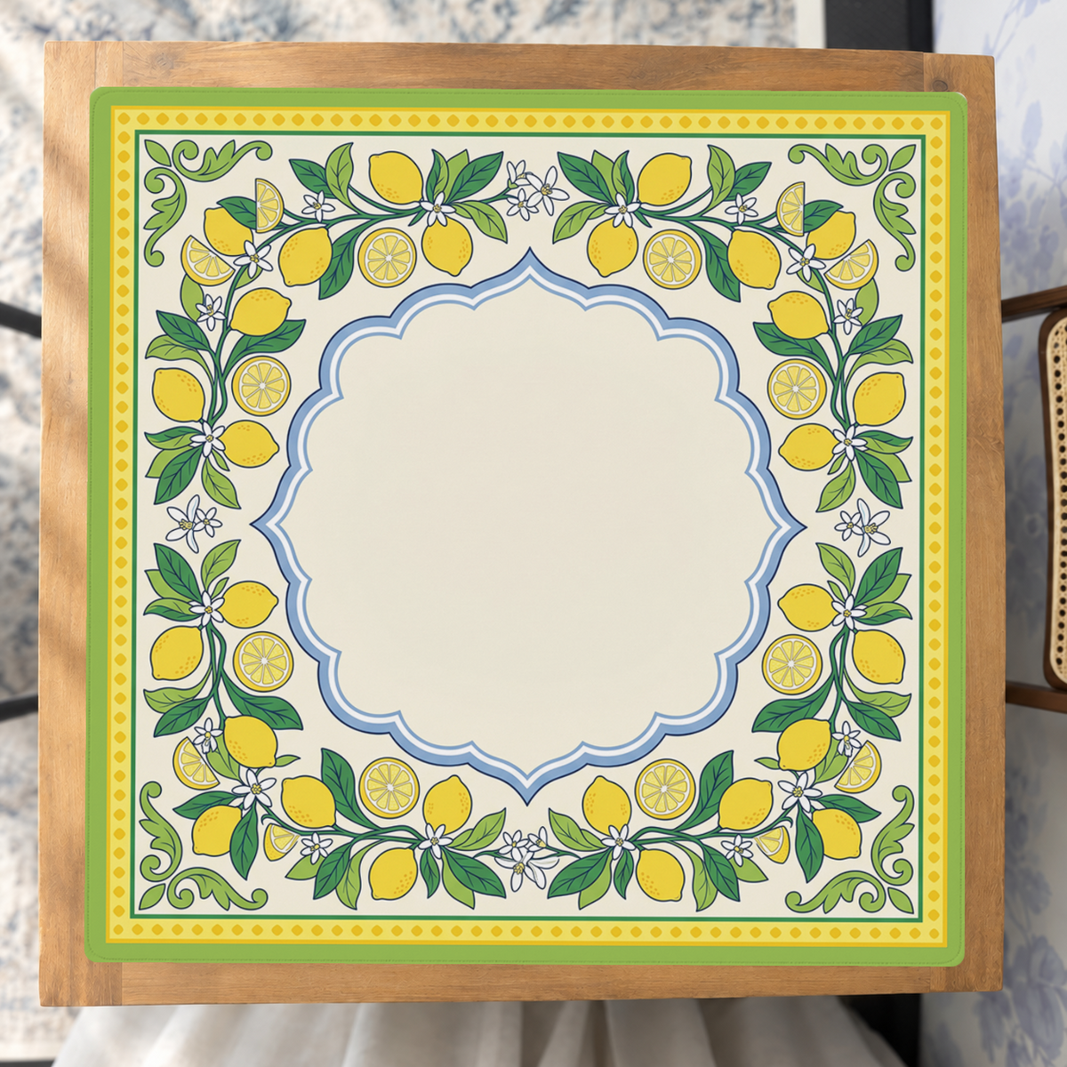 Citrus Grove Garden mahjong mat — Studio Overhead
