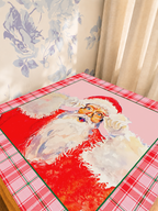 Claus for Celebration mahjong mat — Sunlit Detail