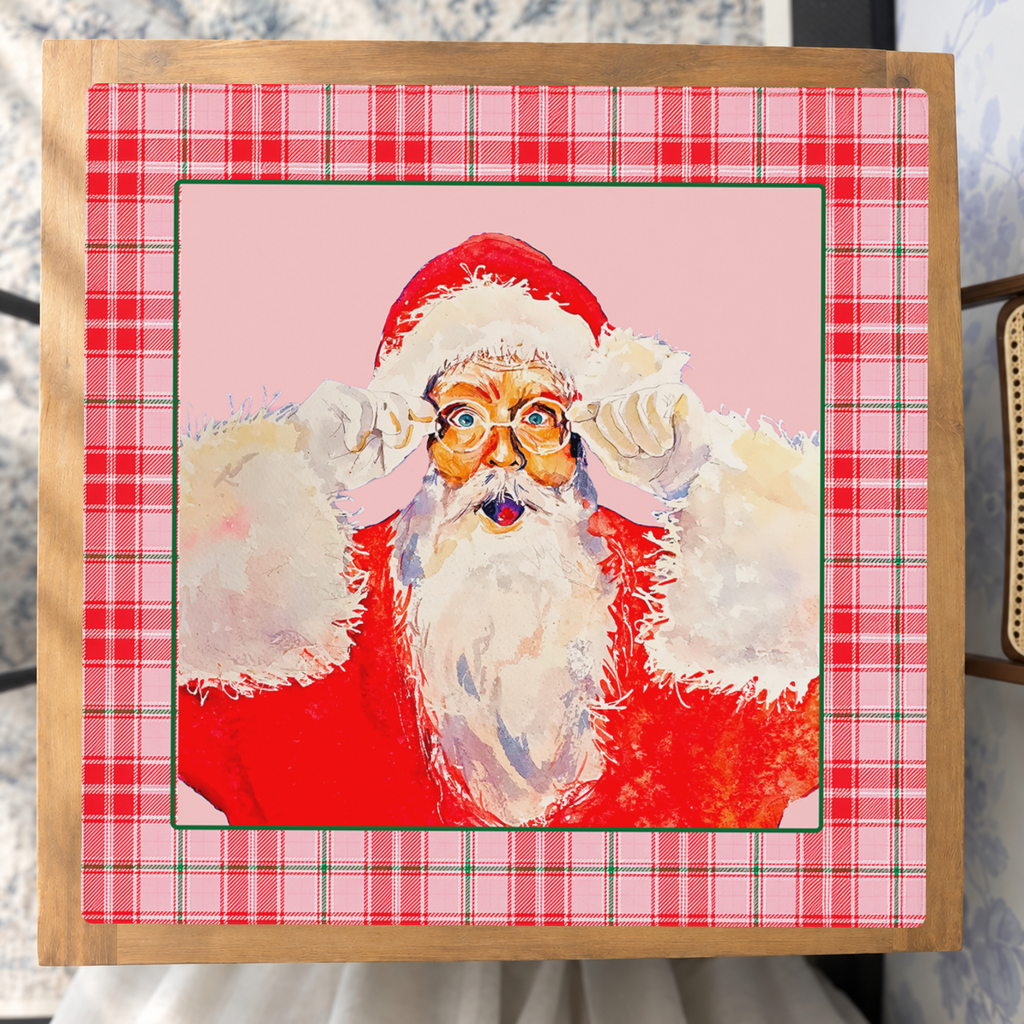 Claus for Celebration mahjong mat — Studio Overhead