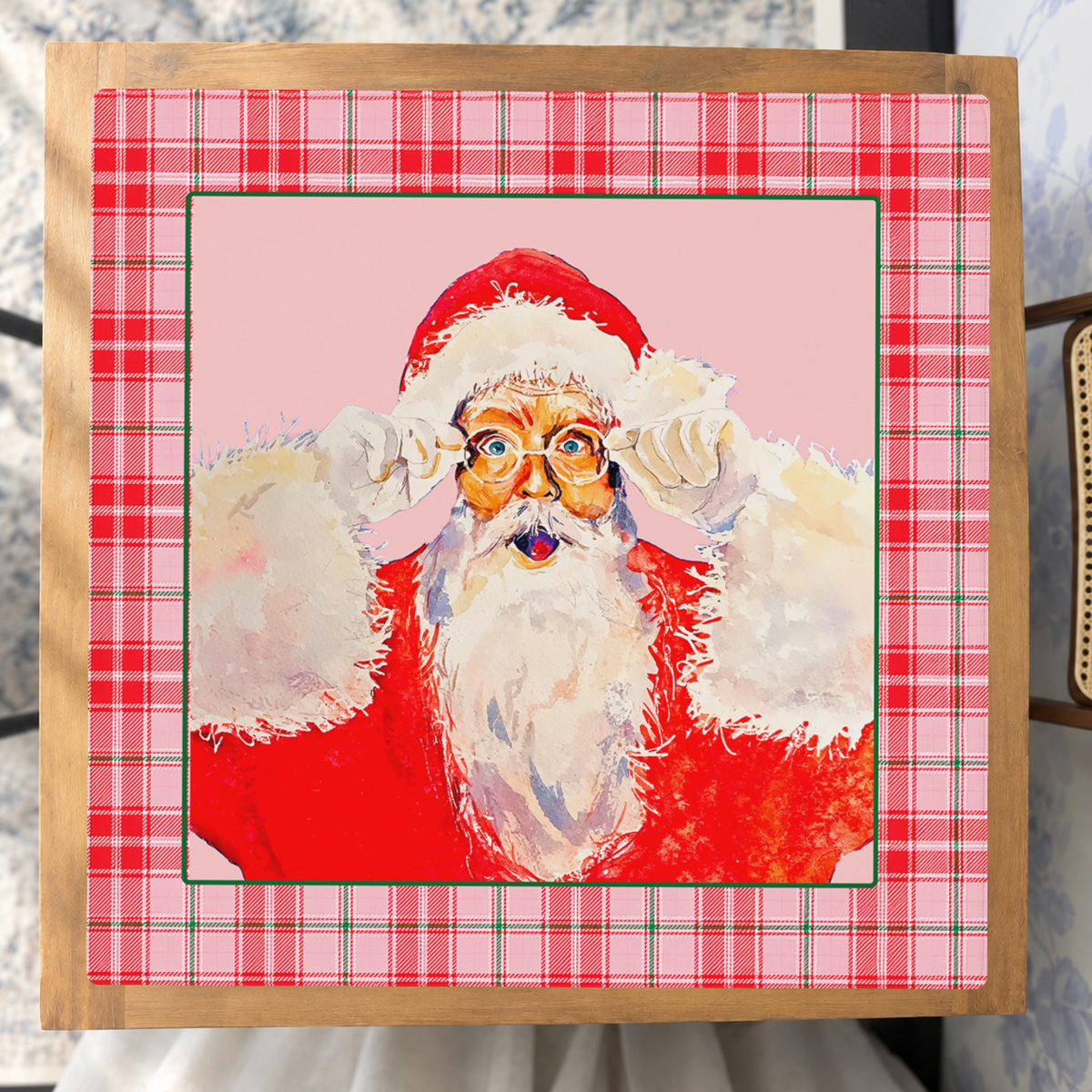 Claus for Celebration mahjong mat — Studio Overhead
