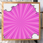 Cloud Nine Pink mahjong mat — Studio Overhead