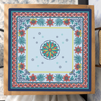 Compass Rose and Chill mahjong mat — Studio Overhead