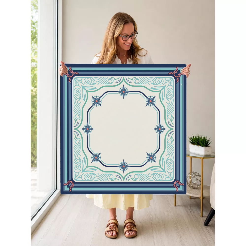 Compass Yourself mahjong mat — Held Mat Portrait