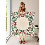 Cookie Tinsel – Green mahjong mat — Held Mat Portrait