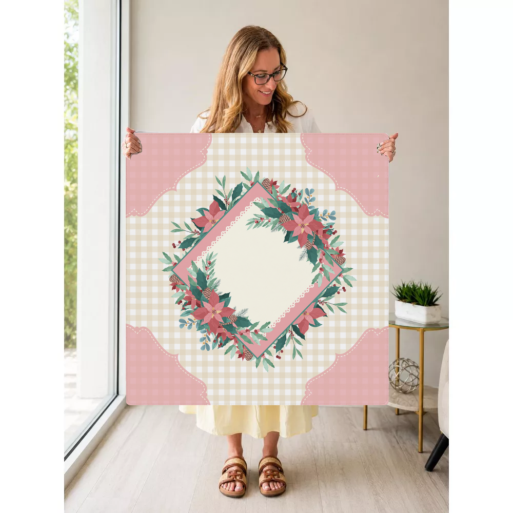 Country Caroling mahjong mat — Held Mat Portrait