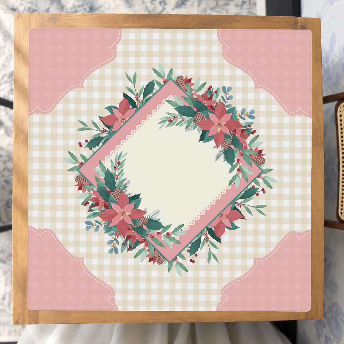 Country Caroling mahjong mat — Studio Overhead