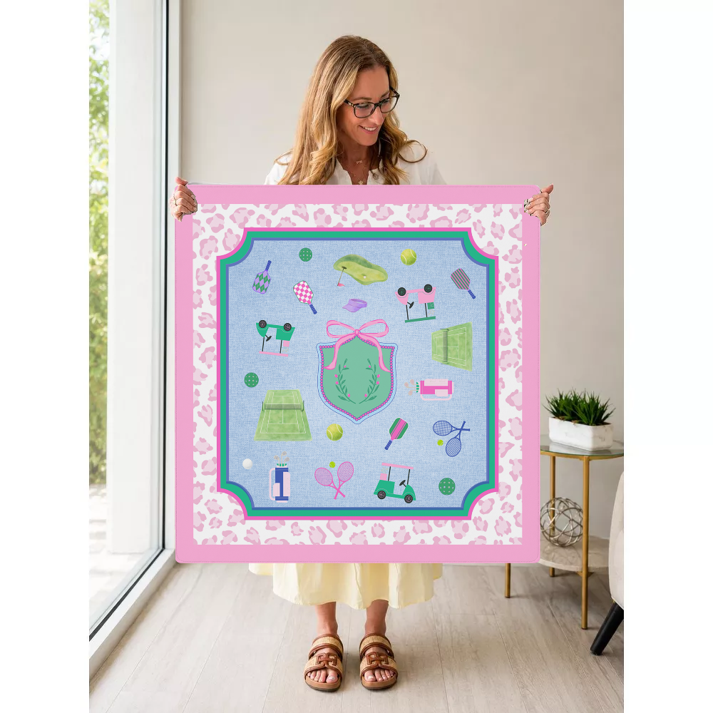 Country Club Sports mahjong mat — Held Mat Portrait