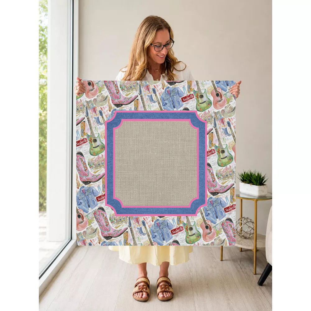 Cowgirl mahjong mat — Held Mat Portrait