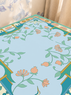 Crane Expectations mahjong mat — Sunlit Close-up