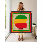 Mahjong by SI™ Crowned in Color Mahjong Mat — Held Mat Portrait [held-mat-portrait-square]