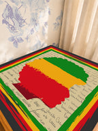 Mahjong by SI™ Crowned in Color Mahjong Mat — Sunlit Detail [studio-detail-square]
