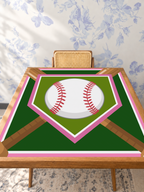 Diamond Darling mahjong mat — Studio Table Angle