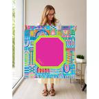 Dots & Doodles mahjong mat — Held Mat Portrait